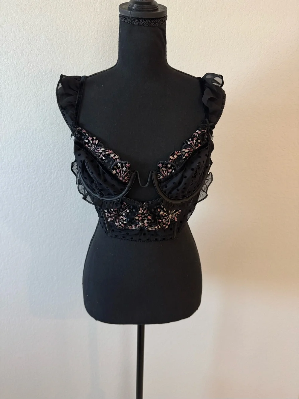 For Love & Lemons Caprice Corset Top Size New With Tags 38B